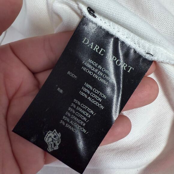 Darc Sport Cherub and the Skull Pump Cover Tee, Cream. XS - Picture 5 of 5